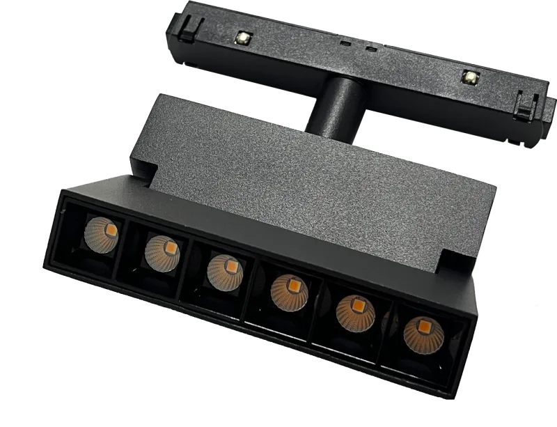 Светильник магнитный трековый А107-20 CY SBK 6W 48V 3000K (20*22*134мм)