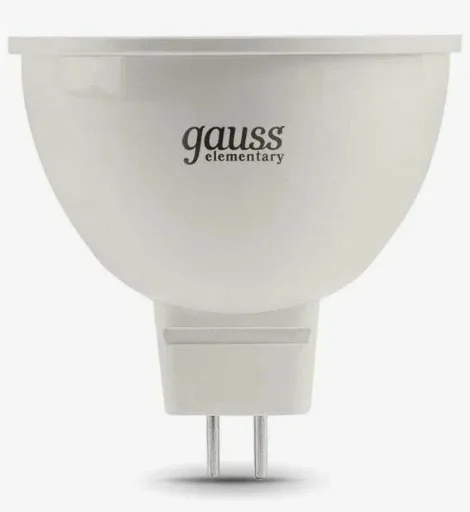 Лампа светодиодная Gauss 7W 230V GU5.3 4100К MR16 (Гаусс)