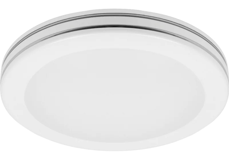 Светильник светодиодный 24LED, 12W, 720Lum, 4000K, с хромированными кольцами, IP20, AL579 265*90мм